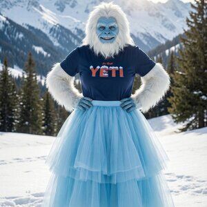 🧊 YETI "Ice Cold YETI" Navy T-Shirt - NWT Women's Medium